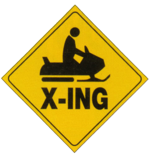 Snowmobile Crossing